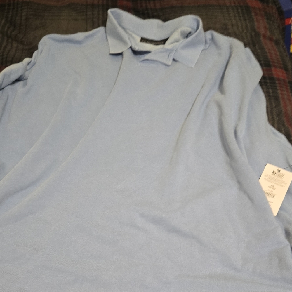No Boundaries Men's Light Blue Polo Shirt